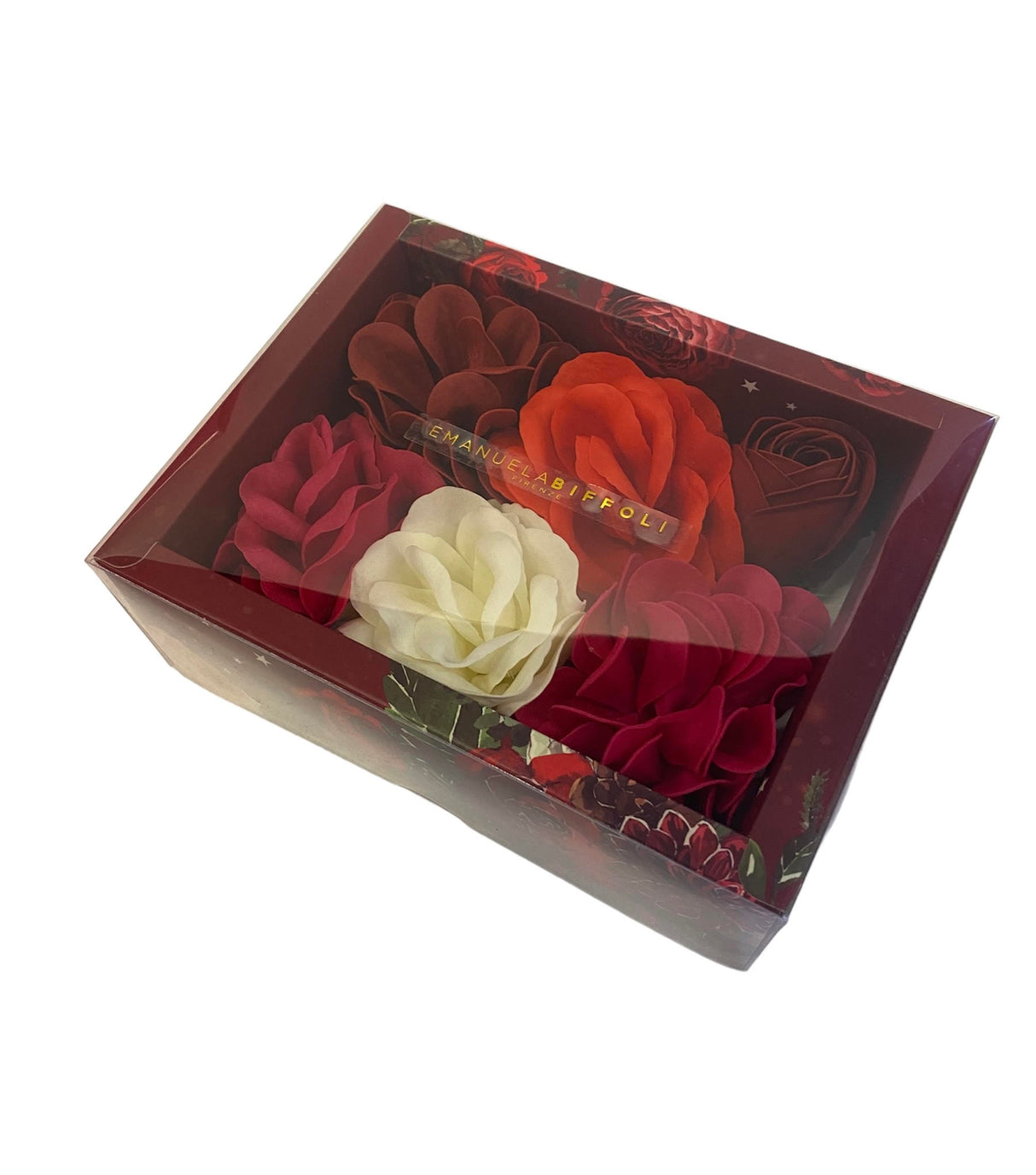 Fleur de Savon Cofanetto con 6 Rose